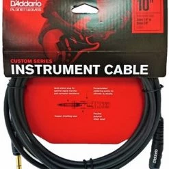 DAddario D'Addario Custom Series Instrument Cable, Stereo, 10 Feet, PW-GS-10 Adapters & Cables