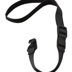 Hal Leonard Adjustable Black Nylon Ukulele Strap Straps