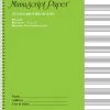 Hal Leonard STANDARD WIREBOUND MANUSCRIPT PAPER (GREEN COVER) Music Books 2 Hal Leonard STANDARD WIREBOUND MANUSCRIPT PAPER (GREEN COVER) Music Books