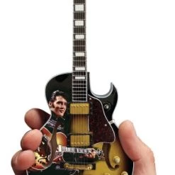 Hal Leonard Other Accessories Elvis Presley Signature '68 Special Hollow Body Model Miniature Guitar Replica Collectible