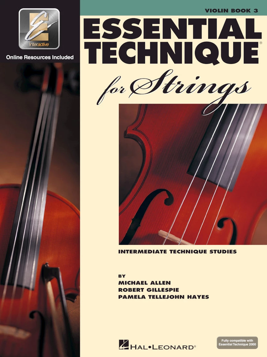 Hal Leonard Music Books Essential Technique For Strings With EEi Violin 3 Hal Leonard Music Books Essential Technique For Strings With EEi Violin