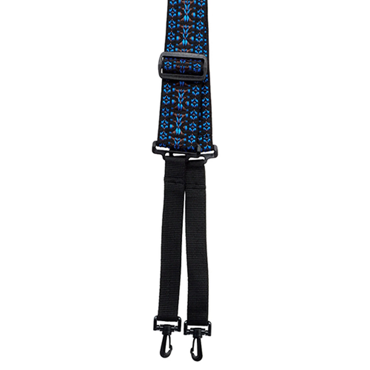D'Andrea 2" Woven Tapestry Banjo Strap, 1312 Blue Straps 3 D'Andrea 2" Woven Tapestry Banjo Strap, 1312 Blue Straps