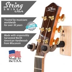 String Swing Original Style Wall Mount Guitar Hanger, CC01 Hangers & Stands