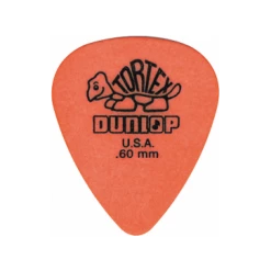 Dunlop 418P.60 Tortex Standard .60mm Orange Guitar Picks 12-Pack Capos & Picks & Tuners