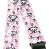Perri's Leathers 2" Polyester Guitar Strap Pink Skelanimal, LPCP-1114