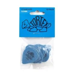 Capos & Picks & Tuners Dunlop 418P.10 Tortex Standard .10mm Blue Guitar Picks 12-Pack