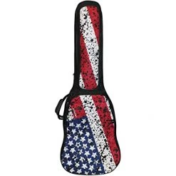 Blue Bus Music ChromaCast USA Flag Graphic Electric Guitar Padded Gig Bag CC-EPB)