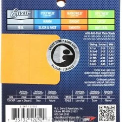 Elixir 12052 Light Nanoweb Electric Guitar Strings