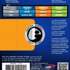 Elixir 12102 Medium Nanoweb Electric Guitar Strings