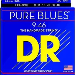 DR Strings Pure Blues Pure Nickel Wrap Round Core 9/46 PHR-9