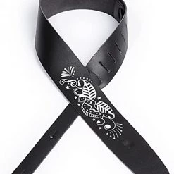 DAddario D'Addario Planet Waves 25LSP03 2.5-Inch Leather Screen Printed Musical Leaf