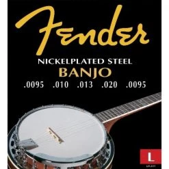 Strings Fender Nickel/Steel 5-String Banjo 2255L 9.5-9.5