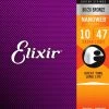 Elixir Nanoweb 80/20 Acoustic Guitar Strings -.010-.047 Extra Light - 11002 1 Elixir Nanoweb 80/20 Acoustic Guitar Strings -.010-.047 Extra Light - 11002