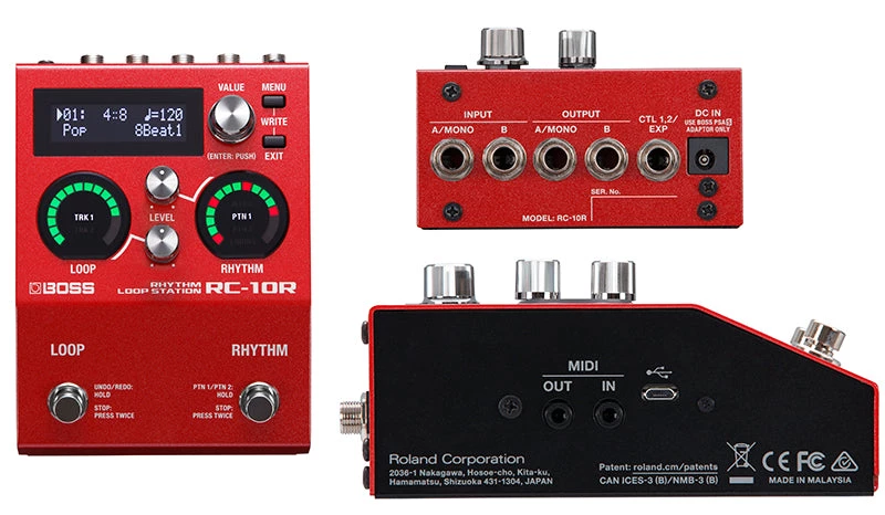 Boss RC-10R Rhythm Loop Station Pedal 4 Boss RC-10R Rhythm Loop Station Pedal