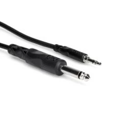 Hosa Adapters & Cables Mono Interconnect 1/4 In TS To 3.5 Mm TRS 10 Ft CMP-110
