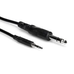 Hosa Stereo Interconnect 3.5 Mm TRS To 1/4 In TRS 10 Ft CMS-110