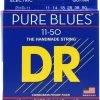 DR Strings PHR-11 Pure Blues Pure Nickel Electic Guitar Strings -.011-.050 Heavy