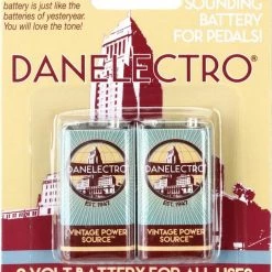 Effect Pedals Danelectro DB-2 Vintage 9V Battery (2-pack)