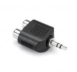 Adapters & Cables Hosa Adaptor Dual RCA To 3.5 Mm TRS GRM-193