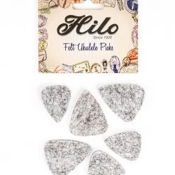 Hilo Felt Ukulele Picks, 6 Picks Pack, UP6 Capos & Picks & Tuners