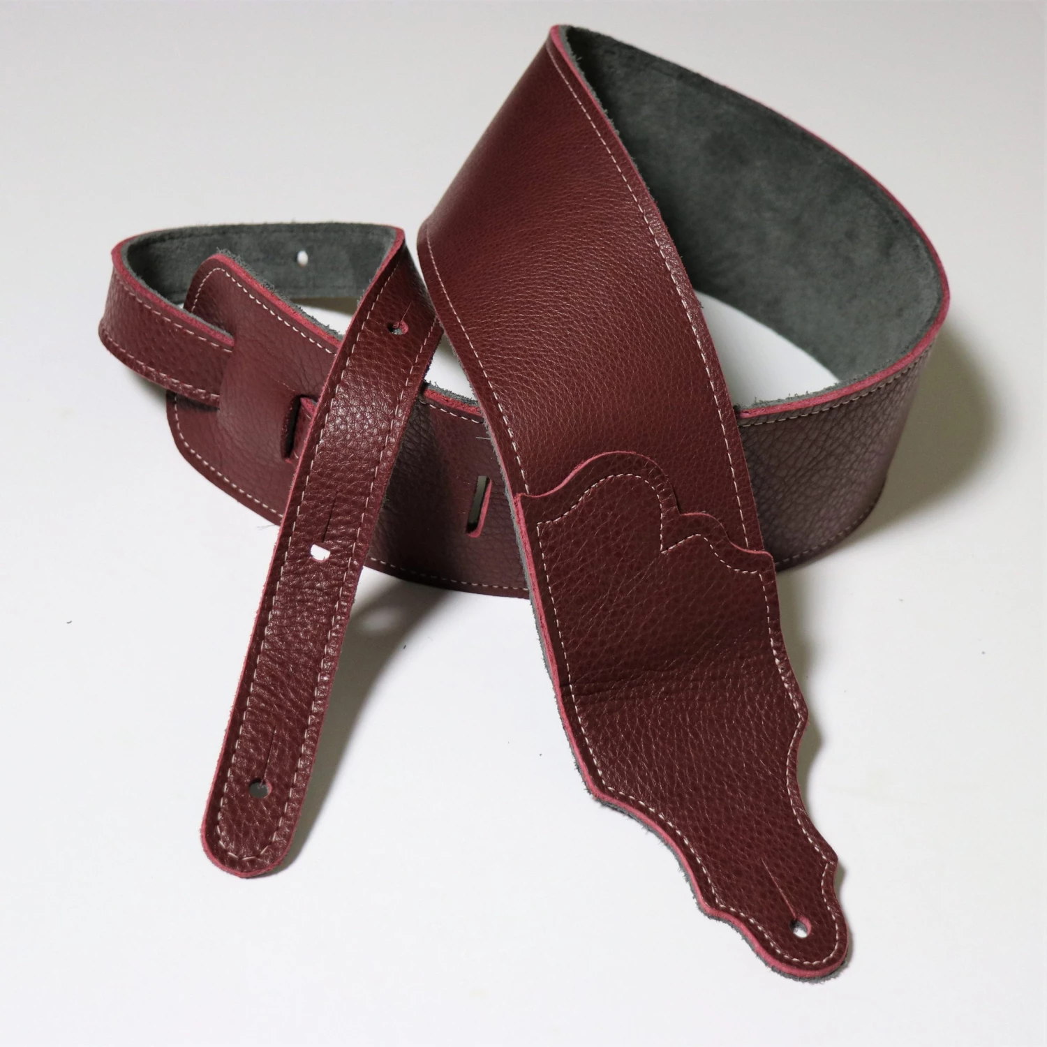 Franklin Strap Straps Franklin 3" Original Natural Glove Leather Guitar Strap, Ox Blood, FSW-OX-N 3 Franklin Strap Straps Franklin 3" Original Natural Glove Leather Guitar Strap, Ox Blood, FSW-OX-N