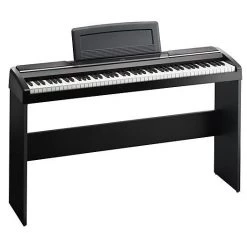 Keyboards & Accessories Korg SP170SBK 88-Key Digital Piano Black W/ Matching Wooden Stand & Damer Pedal