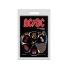 Perri's Leathers 6 Pack ACDC Variety Pack Guitar Picks, LP-ACDC1 Capos & Picks & Tuners