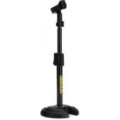 Hercules Stands MS100B Low-profile Straight Microphone Stand With H-Base