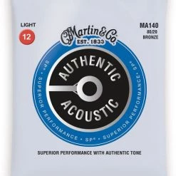 Martin MA140 SP 80/20 Bronze Acoustic Guitar Strings Lt 12-54