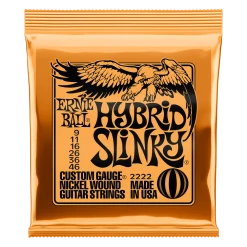 Ernie Ball 2222 Hybrid Slinky Nickel Wound Electric Guitar Strings - 9-46 Gauge