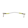 Ernie Ball 6" ANGLE / ANGLE PATCH CABLE - WHITE - SINGLE Adapters & Cables 1 Ernie Ball 6" ANGLE / ANGLE PATCH CABLE - WHITE - SINGLE Adapters & Cables