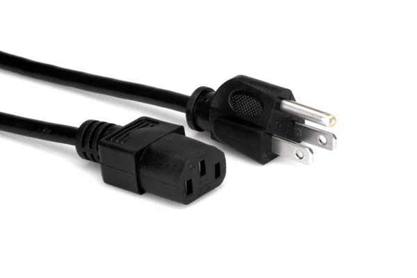 Hosa Power Cord 18 AWG, IEC C13 To NEMA 5-15P 8 Ft, PWC-148 Adapters & Cables 3 Hosa Power Cord 18 AWG, IEC C13 To NEMA 5-15P 8 Ft, PWC-148 Adapters & Cables