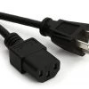 Hosa Hose 3 Foot Grounded Power Cable, PWC-143