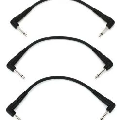 DAddario Adapters & Cables D'Addario Classic Series Patch Cable, 3-pack, 6 Inches PW-CGTP-305