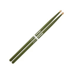 Drums & Percussion ProMark Rebound 5A Painted Green Hickory Drumstick, Acorn Wood Tip, RBH565AW-GREEN