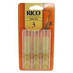 DAddario Band & Orchestral Rico By D'Addario Tenor Sax Reeds, Strength 3, 3-pack RKA0330