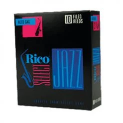 DAddario Band & Orchestral D'Addario Select Jazz Filed Alto Saxophone Reeds, Strength 2 Medium, 10-pack, RSF10ASX2M