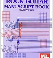 Mel Bay Music Books Rock Guitar Manuscript Book