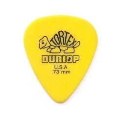 Dunlop 418P.73 Tortex Standard .73mm Yellow Guitar Picks 12-Pack Capos & Picks & Tuners