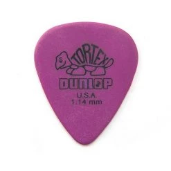 Dunlop 418P.14 Tortex Standard .14mm Purple Guitar Picks 12-Pack Capos & Picks & Tuners
