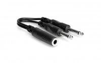 Hosa Y Cable 1/4 In TSF To Dual 1/4 In TS YPP-106 Adapters & Cables