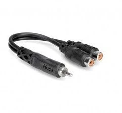 Hosa Y Cable RCA To Dual RCAF YRA-104 Adapters & Cables