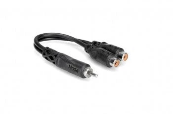 Hosa Y Cable RCA To Dual RCAF YRA-104 Adapters & Cables 3 Hosa Y Cable RCA To Dual RCAF YRA-104 Adapters & Cables