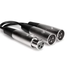 Hosa Y Cable XLR3F To Dual XLR3M 6 In YXM-121