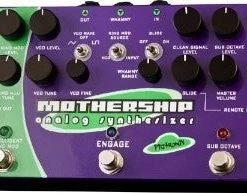 USED Pigtronix Mothership Analog Synthesizer Guitar Effects Pedal