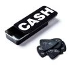 Dunlop JCPT04H Johnny Cash Guitar Pick Tin, Bold, Heavy (6-Pack) Capos & Picks & Tuners