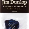 Dunlop Blue Pearl Celluloid Standard Guitar Picks Thin 12 Pack, 483P10TH Capos & Picks & Tuners