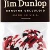 Dunlop Confetti Celluloid Standard Guitar Picks Heavy 12 Pack, 483P06HV