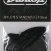 Dunlop Nylon Standard 1.0 Black, Pack Of 12, 44P10