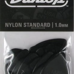 Dunlop Nylon Standard 1.0 Black, Pack Of 12, 44P10